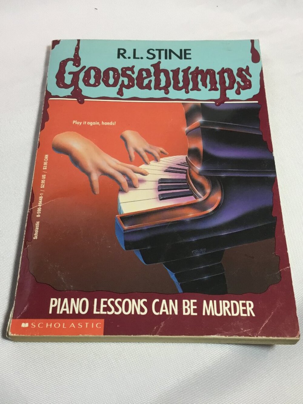 Goosebumps Book #13 Piano Lessons Can Be Murder by R.L. Stine 1st Printing 1993